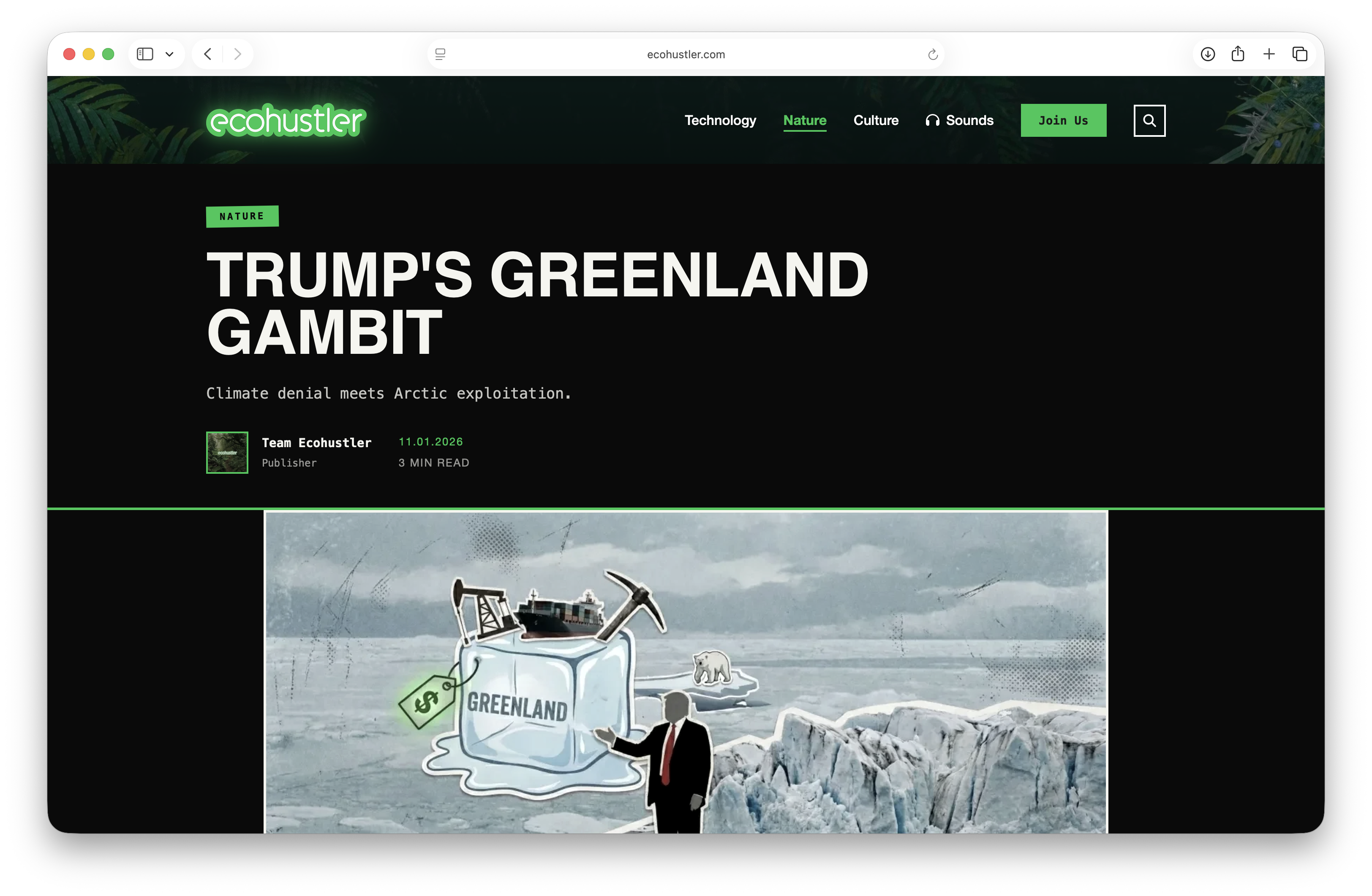 Ecohustler screenshot 1